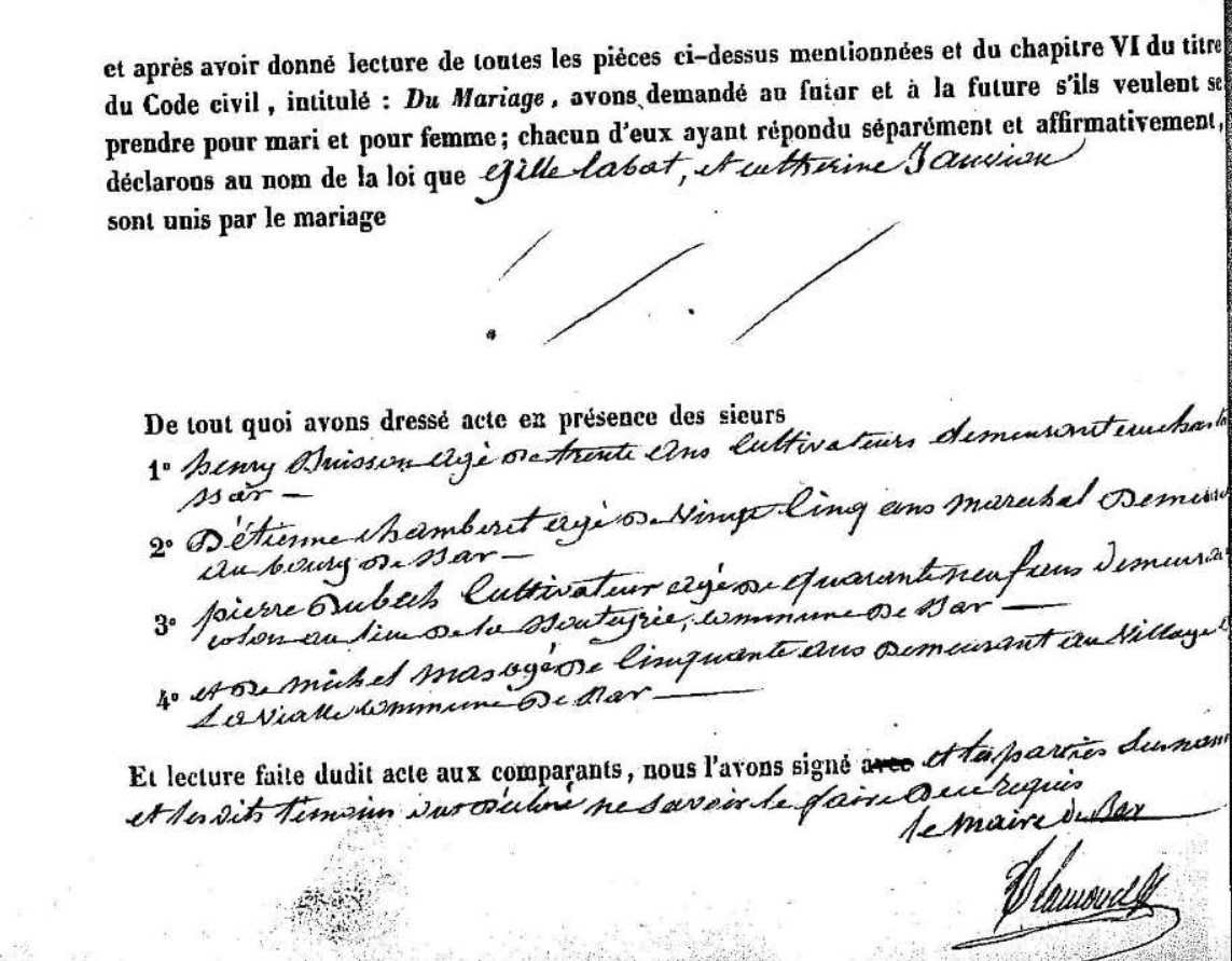 Mariage Labat Gille - Jauvion Catherine 25_05_1846 -2.jpg